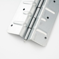 Charnières à double ressort en acier inoxydable SUS304 pour usage commercial, 217 mm x 1,2 mm d'épaisseur, angle d'ouverture de 180°, pour portes et fenêtres souples