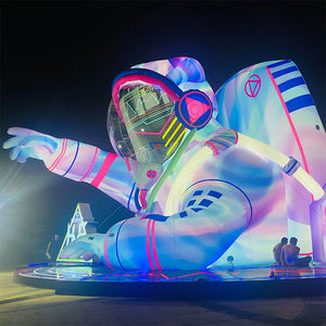 منصة قابلة للنفخ متعددة المستويات مع رسومات العلامة التجارية للفعاليات المؤسسية - Product Image 1