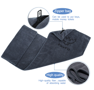 Thể Thao Phòng Tập Thể Dục Tập Thể Dục Khăn Với Dây Kéo Túi Băng Ghế Dự Bị Từ Biểu Tượng Tùy Chỉnh Bông/Sợi Nhỏ Mồ Hôi Khăn - Product Image 3