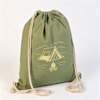 Sac à cordon en toile épaisse, simple et écologique, fourni directement par l'usine, avec logo personnalisé imprimé, pour bijoux et cosmétiques