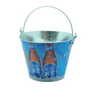 Fabrikanten Op Maat Ijzeren Emmer Lege Opslag Kleine Metalen Emmer Food Grade 5 L 10 L Bier Met Handvat Ijsemmer