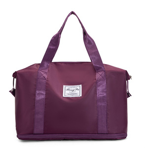 대용량 방수 확장 Oem 야외 접이식 캐리 주말 여행 더플 백 건조 습식 별도 피트니스 가방 - Product Image 2