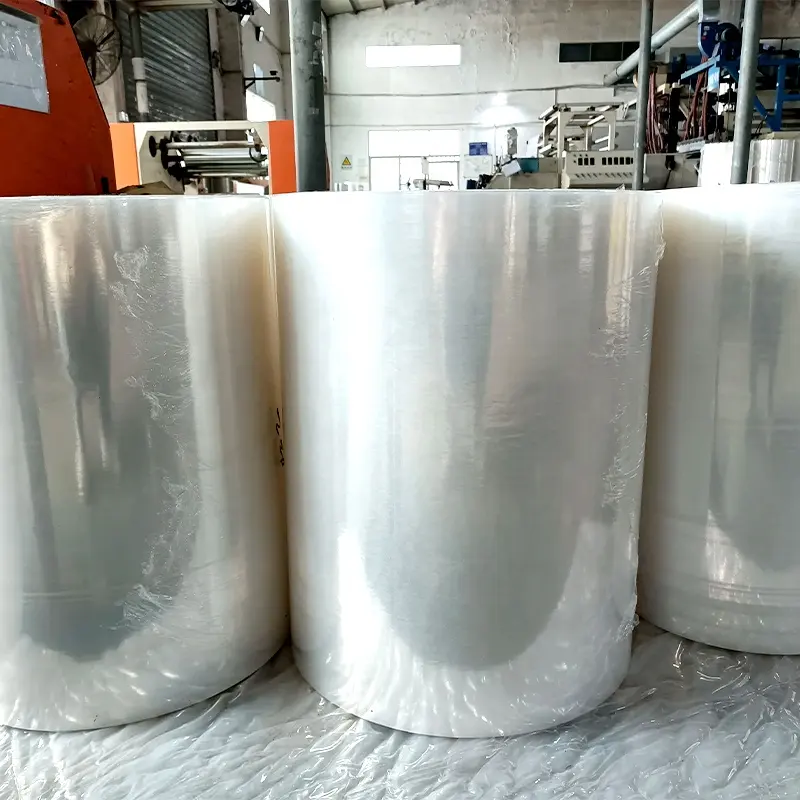 Chine usine LLDPE moulé film étirable de qualité machine pour l'emballage de palettes