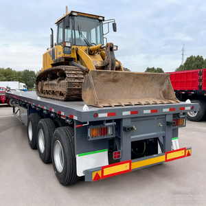 2/3/4-Achsen Flachbett-Containertransport-LKW Flachbett-Sattelauflieger 20ft 45ft 40ft Container-Flachbett-LKW-Anhänger für Afrika - Product Image 4