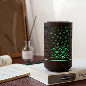 USB Essential Oil Classic Electric Aroma Ultrasonic Air Humidifier Wood Diffuser