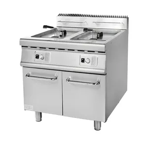 Hot Sale Commercial Stainless Steel Deep Fryer Machine Big Capacity Chicken Chips Electric New Condition 1 Year Restaurant Use