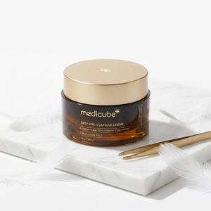 Produits de soin de la peau Medicube, crème hydratante pour le visage coréenne, crème de soin Medicube, crème en capsules à la vitamine C profonde Medicube 55g - Product Image 1