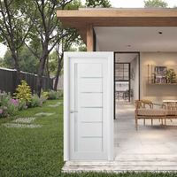 Portes intérieures en polymère sans peinture avec design minimaliste, ouverture latérale, surface finie, garantie de 2 ans