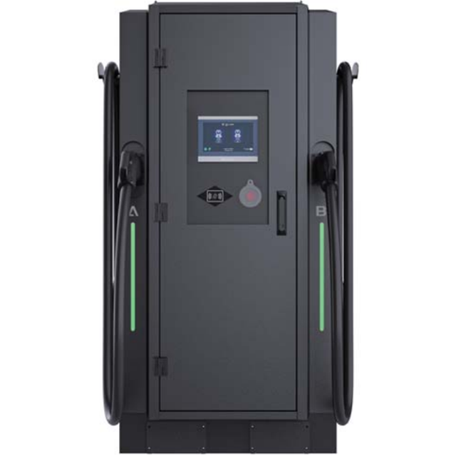 60KW DC New Dual-Port EV Charger with CCS+GBT Interface Floor-Mounted Charging Station