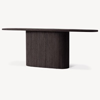 Table console rétro américaine pour hall d'entrée Armoire de foyer en bois de chêne solide Support de hall d'entrée Table d'offrande murale pour la maison