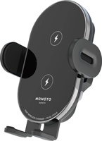 Chargeur sans fil rapide 15W à double bobine, modèle exclusif, avec port Type-C, fixation pour grille d'aération et ventouse, d'usine d'origine