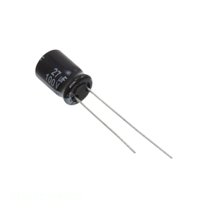 Distribuidor Autorizado, Condensador de Aluminio de 47 uF, 20%, 80V, Tipo RADIAL TH EEU-FS1K470B - Product Image 1