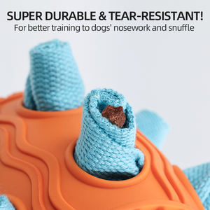 Trendy huisdierproducten groothandel natuurlijke rubberen hondenspeelgoedballen stevige interactieve kauwspeelgoed voor huisdieren - Product Image 3