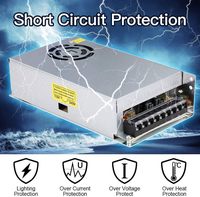 Alimentation 12V 24V 36V 48V 5V DC SMPS 1A 2A 3A 5A 10A 110V AC 220V à 12Volt 48V 36V 10W 200W 300W 400W 500 alimentation électrique W 600W