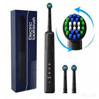 Nouvelle brosse à dents électrique rotative pour adultes, portable, rechargeable par USB, tête ronde, étanche, brosse à dents électrique de voyage pour adultes