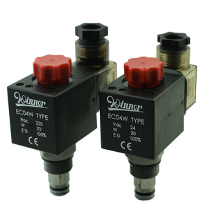 Vanne solénoïde de type Winner Ec04w 24Vdc 20W 100% Ed, vanne de commande hydraulique industrielle - Product Image 1