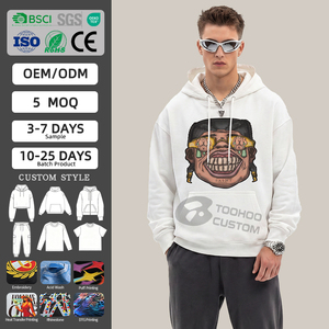 เสื้อฮู้ดดี้ TOOHOO แบบสั่งทำพิเศษ ODM เป็นมิตรกับสิ่งแวดล้อม หนัก 450GSM สไตล์สตรีทแวร์ ทรงโอเวอร์ไซส์ ผ้าฝ้ายเฟรนช์เทอร์รี่ 100% - Product Image 1