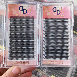 ขนตาปลอม DRAGONLASH Spire Lashes 0.07 C D 15-20MIX แบบปลายแหลม สไตล์อนิเมะ ขนฟูฟ่อง หนาเต็มพิกัด สีดำด้านพิเศษ วัสดุอื่นๆ - Product Image 2