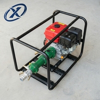 Bomba de Agua a Gasolina para Alimentación de Agua en Pueblos, 190F, 15HP, 200m de Altura, 15m³/h, Motor de Gasolina de 2 Pulgadas para Pozos de Agua Comunitarios y Riego