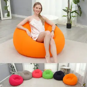 Neues aufblasbares Sofa Single Lazy Sofas tuhl klappbar im Freien lässig Sitzsack dickes Schlafs ofa grenz überschreiten der Bestand
