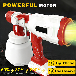 Pistolet de pulvérisation électrique sans fil portable OEM de qualité supérieure, haute pression, 800 ml, batterie au lithium - Product Image 3