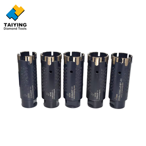 Broca de diamante de 20 mm con acabado de óxido negro para perforación en seco de granito, <span class=keywords><strong>Dekton</strong></span>, <span class=keywords><strong>cuarzo</strong></span>, rosca M14 - Product Image 2