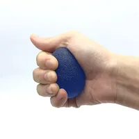 Palla antistress a forma di uovo Tpr grip ball o palla per esercizi con dito per riabilitazione fisica per adulti e bambini