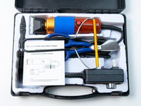 Elektrisches Tufting-Clipper-Set Metallisches Einfaches Design Einstellbare Geschwindigkeit Teppichrasierer mit Fusselentferner