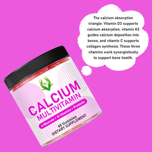 Gomitas de Multivitaminas con Calcio de Marca Propia ODM, Suplemento Dietético, Promueve la Salud Ósea y Mantiene los Niveles de Energía - Product Image 6