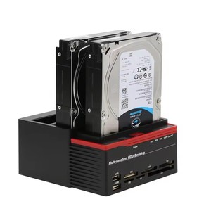 Station d'accueil pour disque dur externe 2,5 "/3,5" USB 3.0 vers 2 ports SATA 1 port IDE Lecteur de carte Hub USB 3.0 avec <span class=keywords><strong>OTB</strong></span>/OTC - Product Image 4