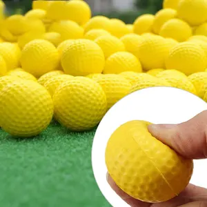 pro v1 gold gps vending machine packaging soft lacrosse ball pit custom urethane foam practice golf ball balles de gol