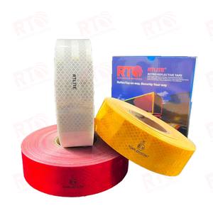 トラック安全ECE 104R反射ステッカー イエローダイヤモンドグレード接着剤 レトロ反射ステッカー 反射テープ - Product Image 6