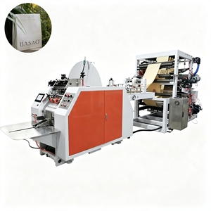 Machine de fabrication de sacs en papier à fond en V haute efficacité 400, formuleuse automatique de sacs alimentaires, modèle Rocky-Bagging Machine Floor - Product Image 4