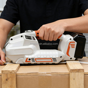 เครื่องรัดกล่องแบบมือถือพร้อมแบตเตอรี่ชาร์จไร้สาย ใช้ได้กับสายรัด PP/PET ราคาส่งจากโรงงาน - Product Image 4