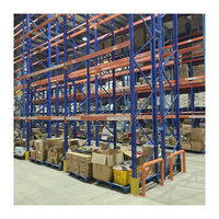 Étagère de stockage d'entrepôt en métal à 5 niveaux résistante à la corrosion en extérieur, personnalisable, en acier robuste, 2000 kg, revêtement époxy
