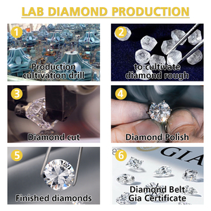 Anello di Fidanzamento con <span class=keywords><strong>Diamante</strong></span> Sintetico Certificato IGI Taglio Ovale, Personalizzabile in Oro 10K 14K 18K, Anello Trilogy con Diamanti Creati in Laboratorio per Donne - Product Image 5