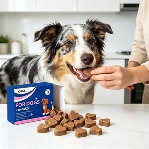 Friandise à mâcher au goût de bœuf pour chiens, soutien immunitaire, santé de la peau et du pelage, complément apaisant sûr et efficace - Product Image 2