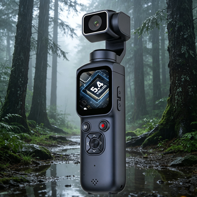 Portable 4K Pocket Digital Camera 2400mAh Auto Focus 31 Customizable Filters AI Face Tracking Travel Outdoor Action Cameras