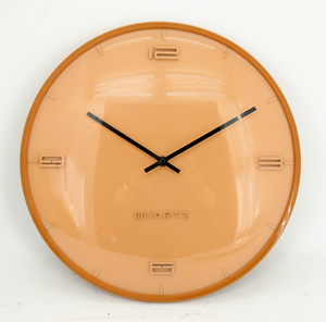 Reloj de Pared de Cuarzo con Cristal Convexo, Estilo Simple de Plástico, Forma Redonda, Logotipo Personalizado, Relojes Modernos - Product Image 4