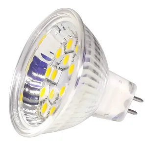 15Led MR16 5050 5060 SMDスポット電球調光可能12V24Vハロゲン電球35Wランスケープランプと同等に交換