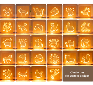 Modern Style Church Cross <strong>LED</strong> <strong>Night</strong> <strong>Light</strong> Natural Wood Jesus Carved Pattern Battery Powered Warm White <strong>Light</strong> for Home Decorate - Product Image 6