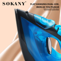 Sokany 11005 Fer à vapeur électrique portable de haute qualité pour vêtements, fer à vapeur à main