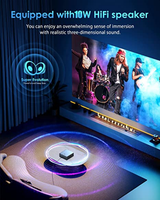 Nuevo Proyector Actualizado Android 9.0 X1 Pro Full HD 1080P 750ANSI Lúmenes WiFi 5G LCD LED con Enfoque Automático y Corrección Trapezoidal para Cine en Casa
