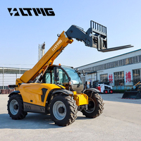 Chariot télescopique tout-terrain multifonctionnel LTMG 4x4, chariot élévateur à fourche de 3,5 tonnes, chariot élévateur à quatre roues, chariot élévateur télescopique avec EPA Euro 5