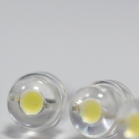 Diode LED diffuse F5 à montage traversant, lentille couleur 0,06W, blanc, bleu, rouge, vert, jaune, orange, 5mm