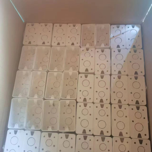 Trắng không thấm nước 4 "x 2" PVC Hộp nối Wall Mount Ổ cắm điện hộp nhựa chuyển đổi cho thiết bị điện tử Thùng dụng cụ - Product Image 3