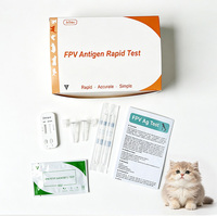 Kit vétérinaire professionnel pour soins des animaux FPV+ FCOV+Giardia+FCV 4 FPLV Tests de soins des animaux Kit Parvovirus