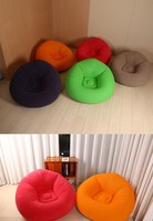 Sitzsack Stuhl Aufblasbarer Lazy Sofa Stuhl Keine Füllung Ultra Soft Faltbare Beflockung möbel Sitzsack Bequemer Sitzsack für Schlafsaal