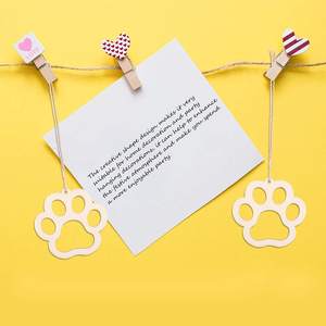 Animal de compagnie chien chat patte peinture coloration patte forme <span class=keywords><strong>maternelle</strong></span> enfants art <span class=keywords><strong>classe</strong></span> en bois bricolage artisanat coupe - Product Image 4