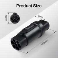 Adaptateur de chargeur de voiture électrique 7 kW 220 V 32 A AC Type 2 vers prise GBT monophasé
